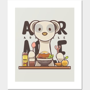 Cute Animal Character Posters and Art